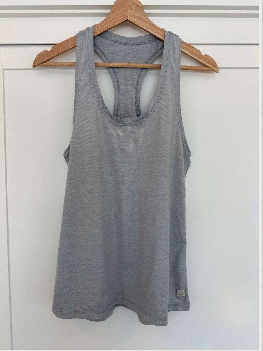 Vuori Light Gray Racerback Tank Top